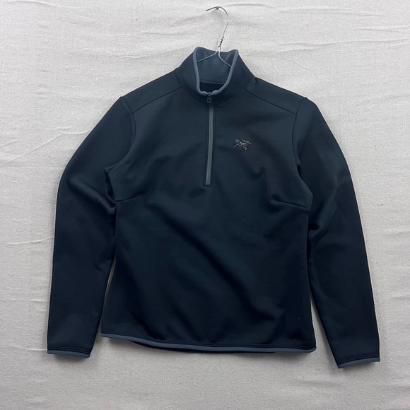 Arc'teryx Tops - Arc'teryx Rho LT Pullover Med Black Polartec Power Stretch Quarter Zip Fleece